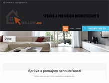 Tablet Screenshot of najom.eu